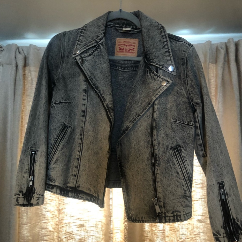 Levi’s denim motorcycle jacket